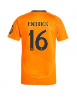 Real Madrid Endrick #16 Vieraspaita 2024-25 Lyhythihainen